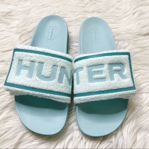 HUNTER Velcro Slides Sandals